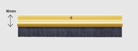 Exitex brush strip 914mm brown
