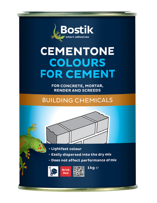 Bostik Cementone Powder Cement Dye Tile Red 1Kg
