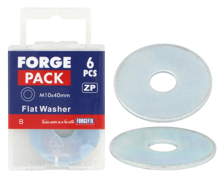 Forgepack Flat Repair Washer M12x40mm (Pack6)