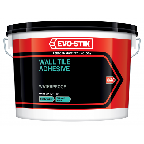 Evo-stik wall tile adhesive waterproof 2.5lt