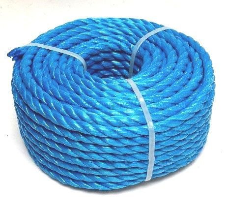 10mm Mini Coil Blue Rope 20M