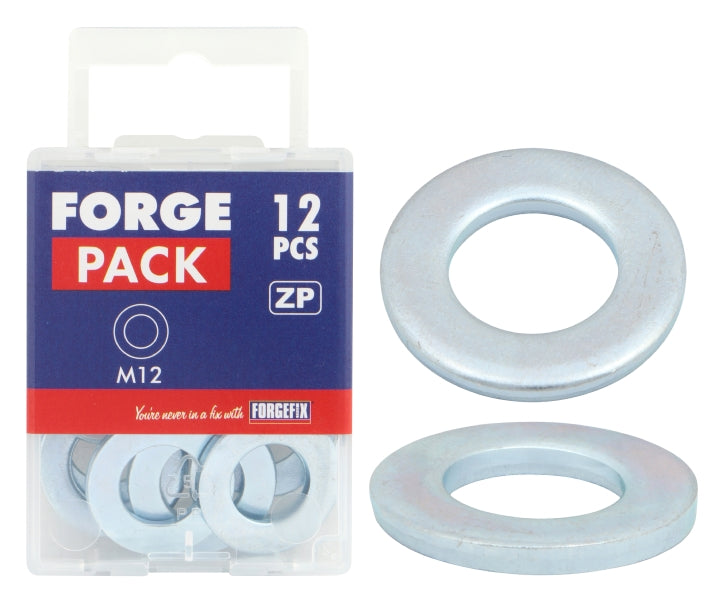 ForgePack Flat Washer DIN125 M12 (Pack12)