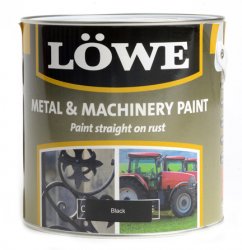 Lowe Rust Paint Black 1lt