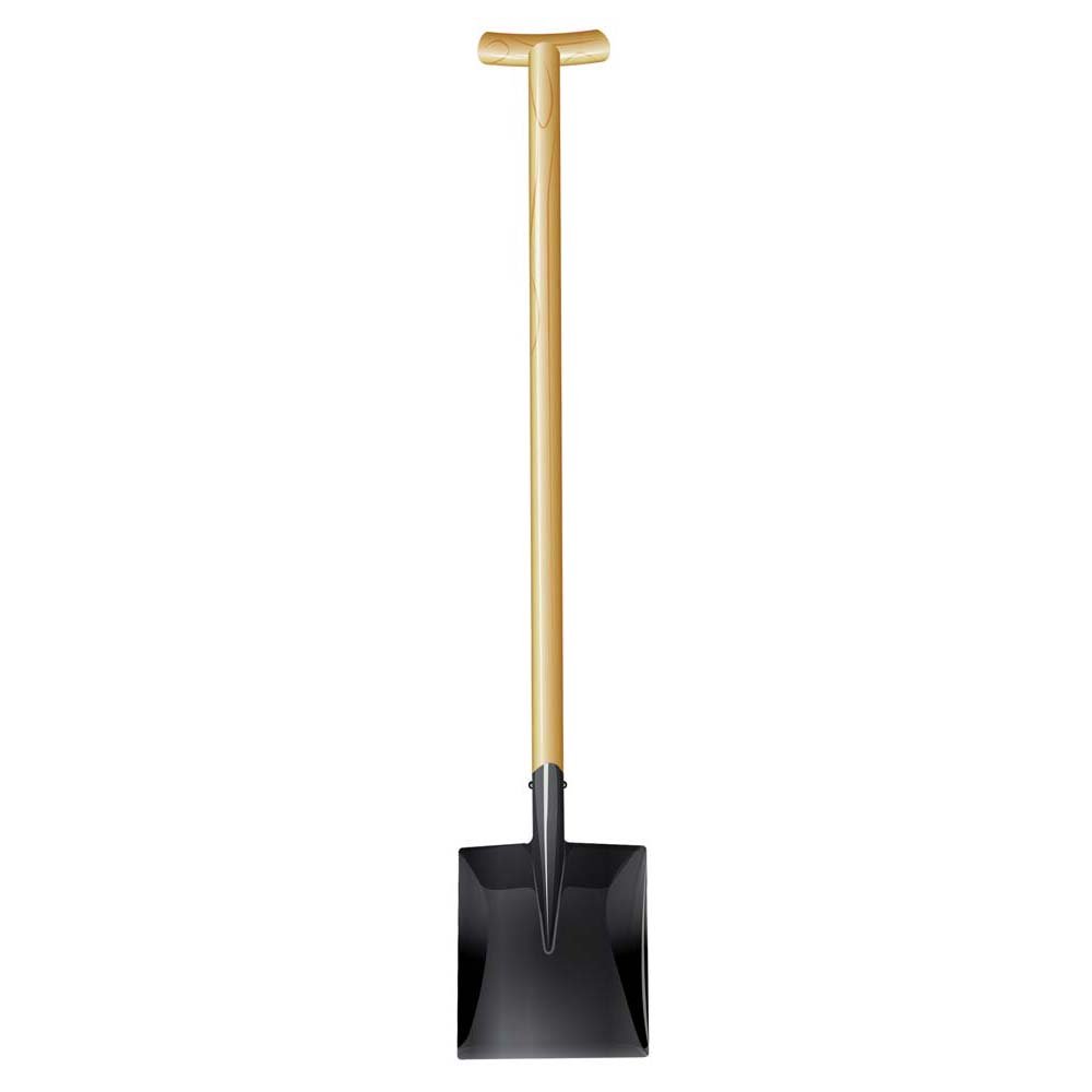 Buildworx Square Shovel With T Handle