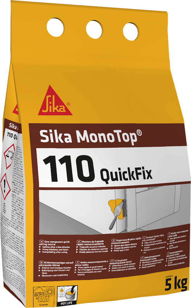 Sika MonoTop 110 Quick Fix Mortar 5kg Grey