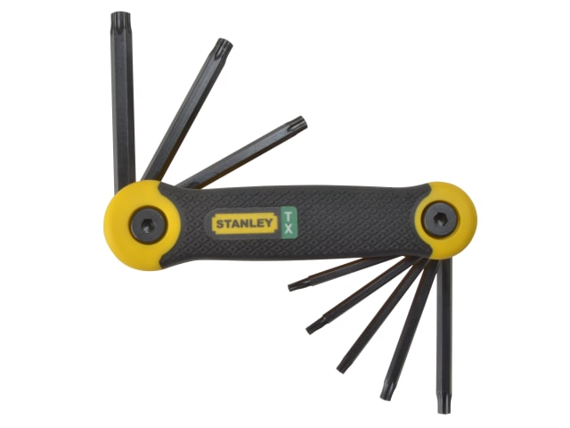 Stanley TORX Allen Key Folding Set of 8 (TX9-TX40)