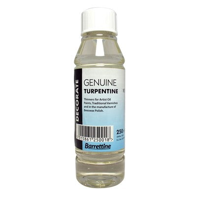 Barrettine Genuine Turpentine 250ml