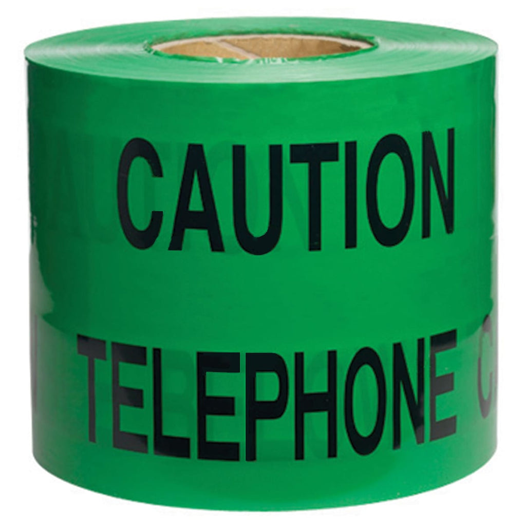 Tape Underground Warning Caution Telephone Pipe