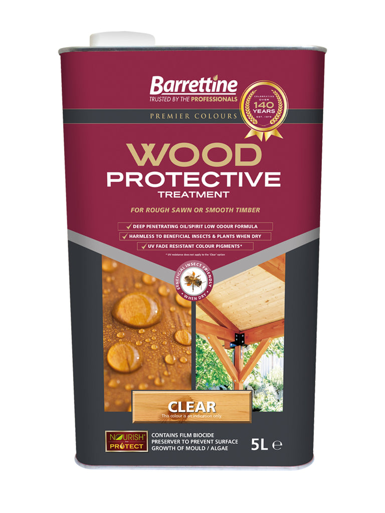 Barrettine Wood Protective Treatment Clear 5L