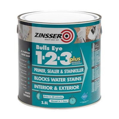 Zinsser Bulls Eye 1-2-3 Primer Sealer Plus 5Lt