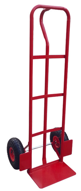 Red P-Handle Hand Truck Unassembled