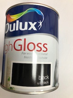 Dulux High Gloss Black 750ml