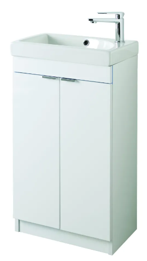 Faro 450mm Vanity Unit & Basin WHITE
