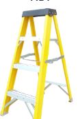 4 Step Single-Sided Fibreglass Step Ladder