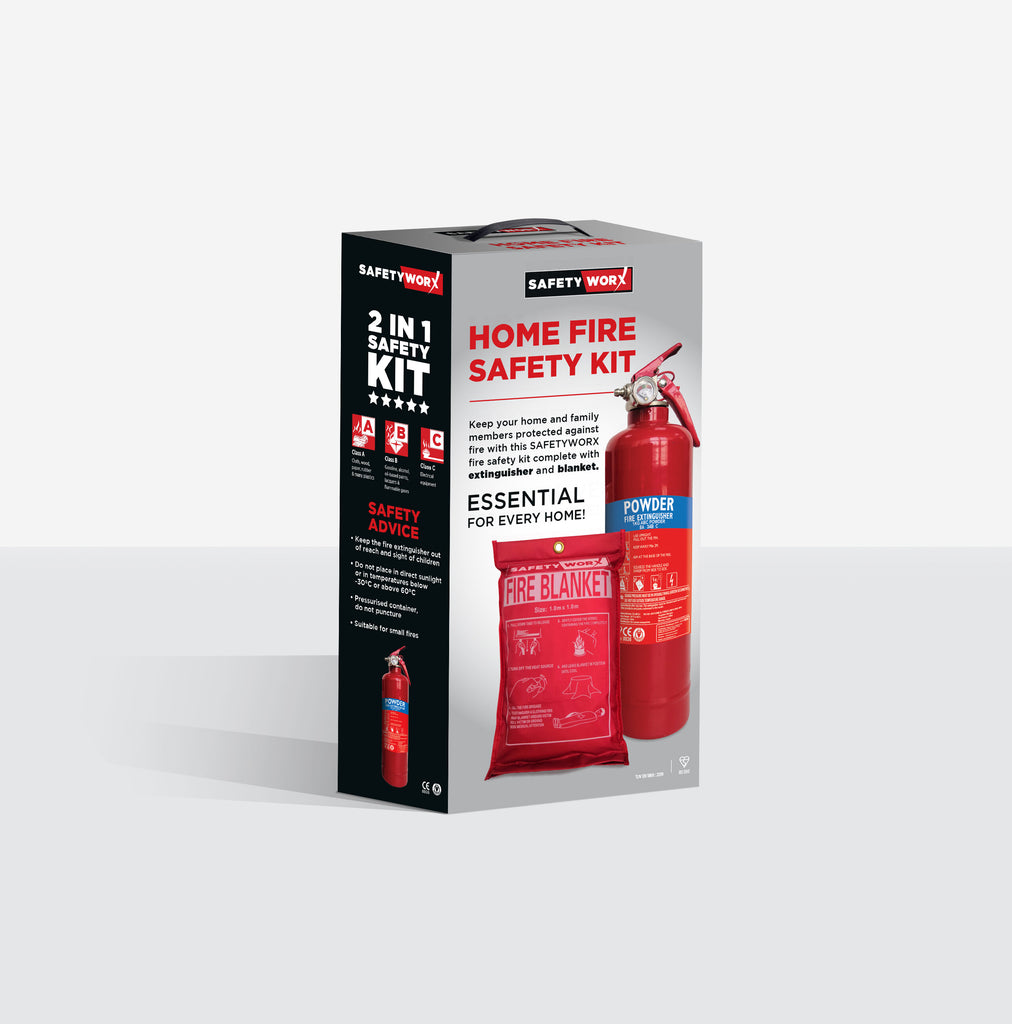 Fire Safety Kit fire blanket & fire extinguisher