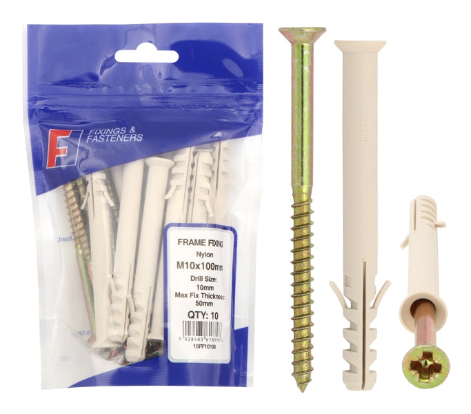 Forgefix Prepack Frame Fixing M10x80mm (Bag10)