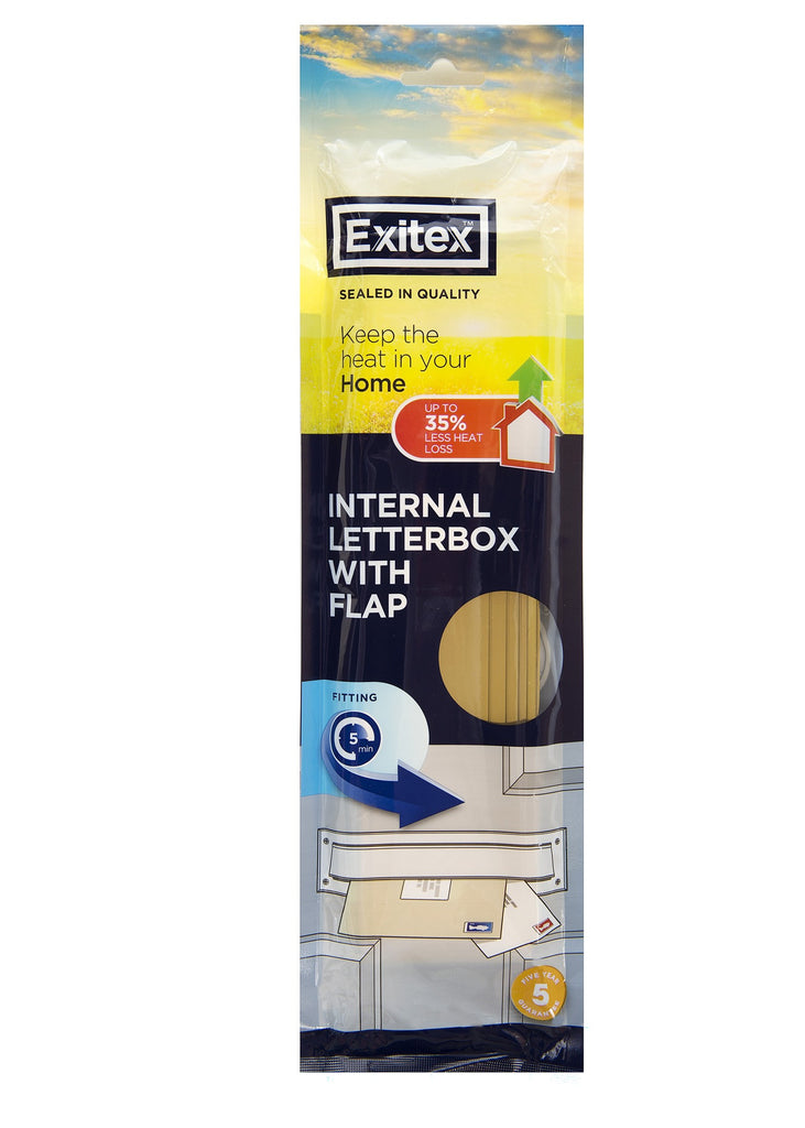 Exitex Letterplate Seal + Flap brown