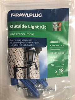 Rawlplug Outside Light Kit