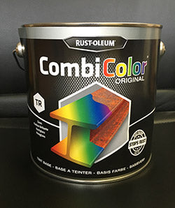 Combi Black Smooth Metal Paint 750ml