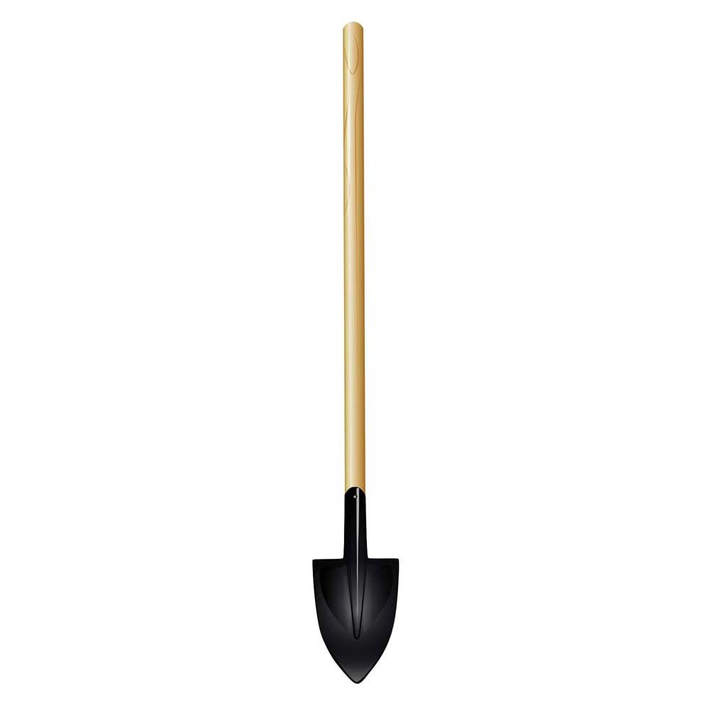 Buildworx Irish Pointed Shovel With 48" Handle