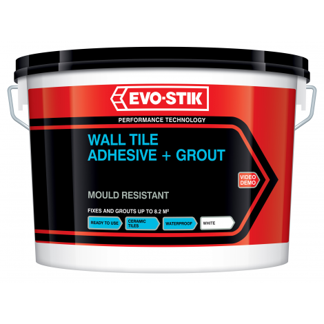 Evo-stik wall tile adhesive & grout 4kg