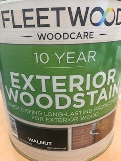 Fleetwood Exterior Woodstain Walnut 1lt