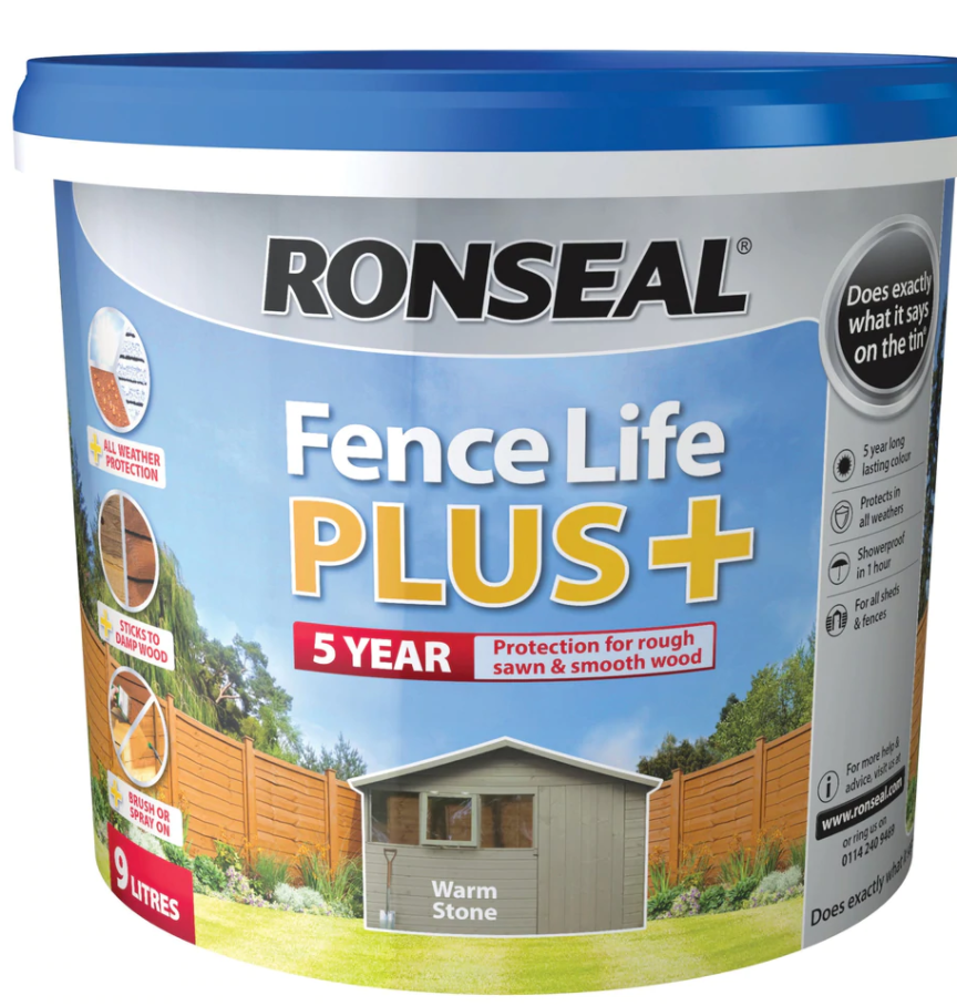 Ronseal Warm Stone Fence Life Plus  5L